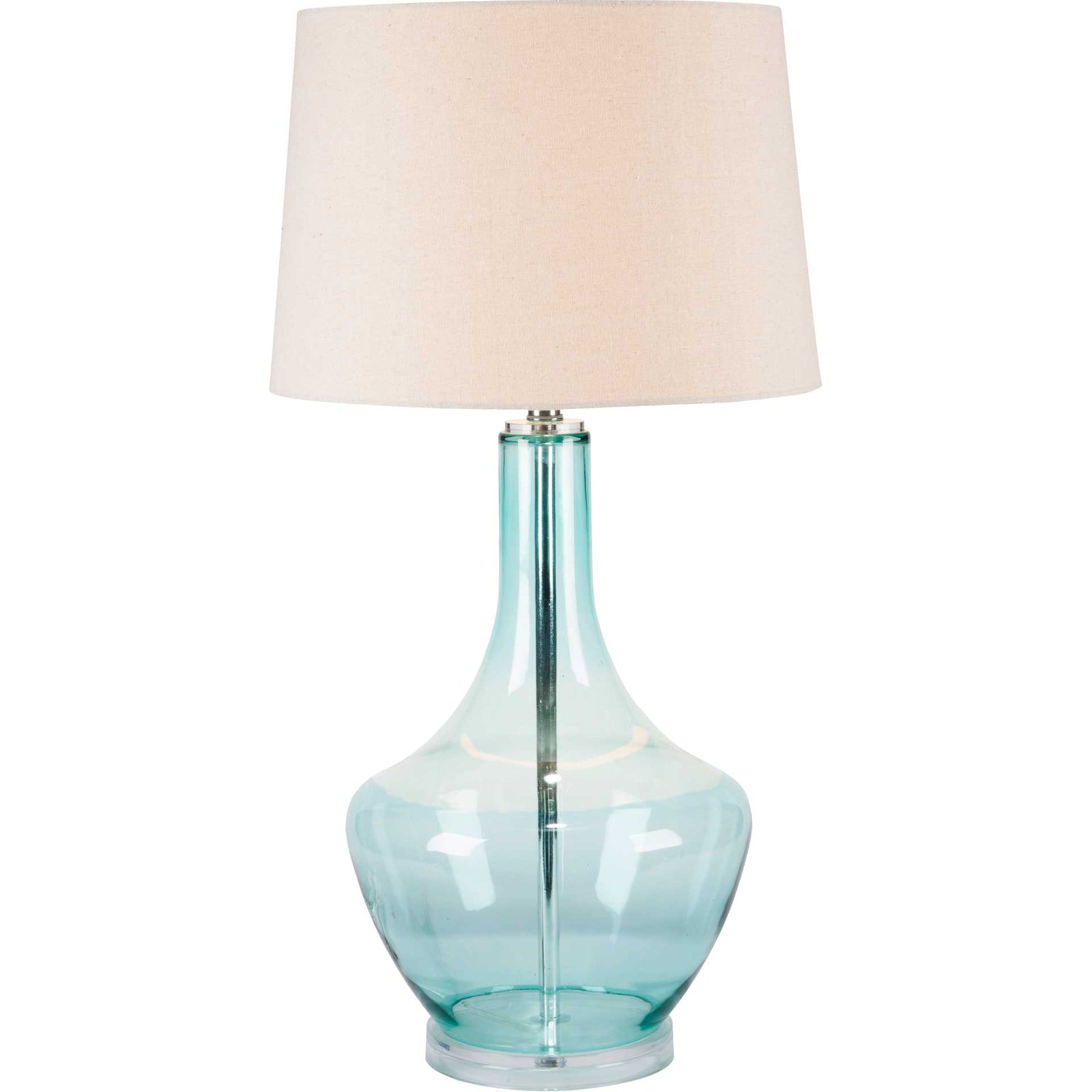 Eddie Table Lamp Ivory/Pale Blue/Aqua
