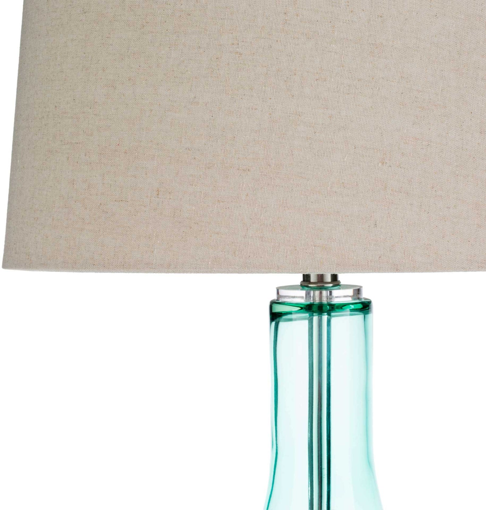 Eddie Table Lamp Ivory/Pale Blue/Aqua