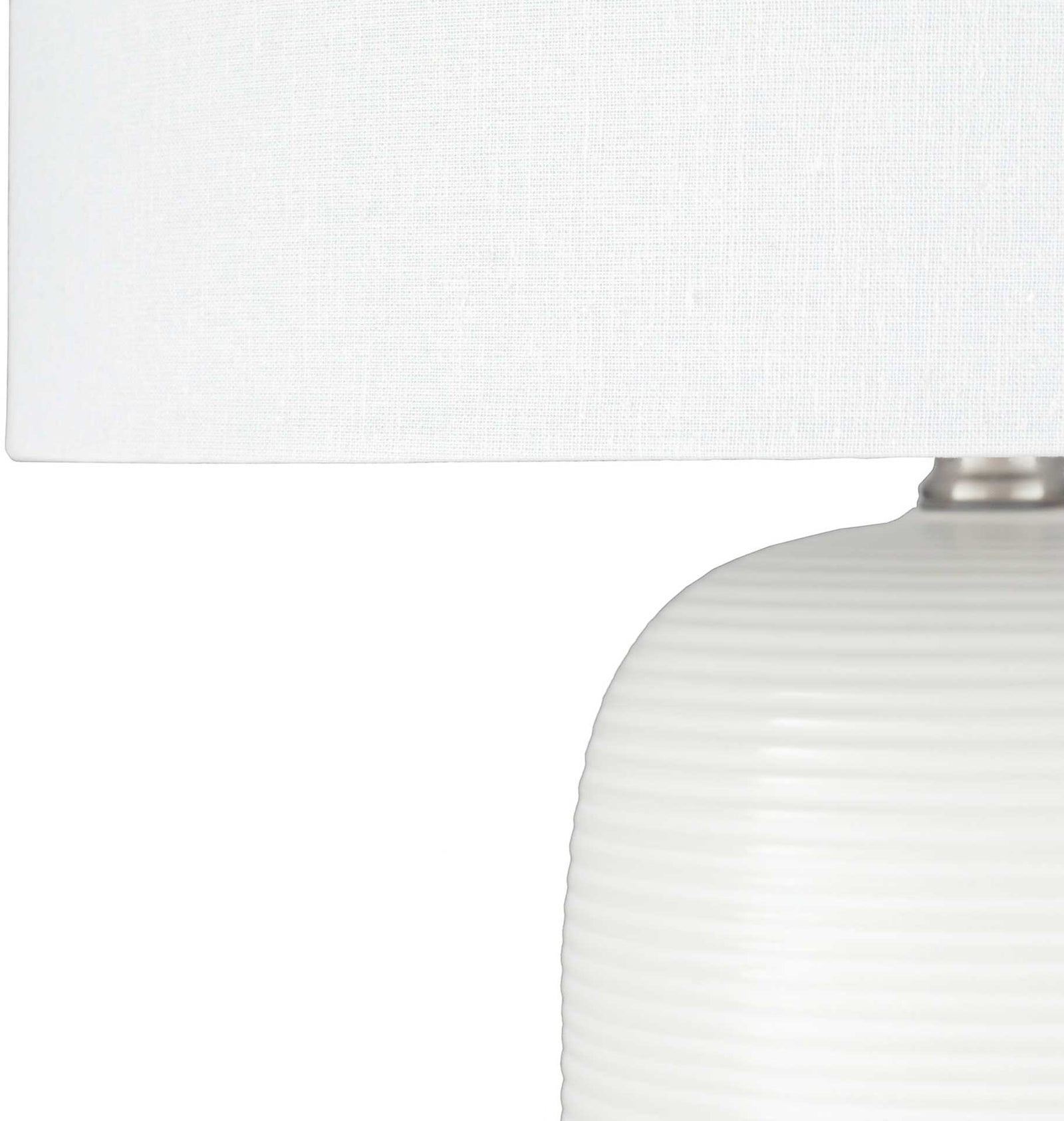Everly Table Lamp White