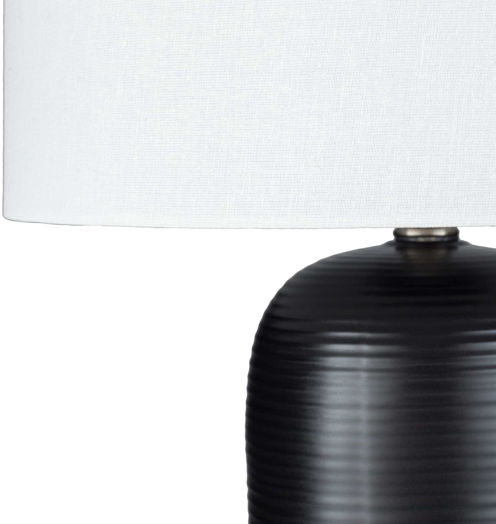 Everly Table Lamp Black/White