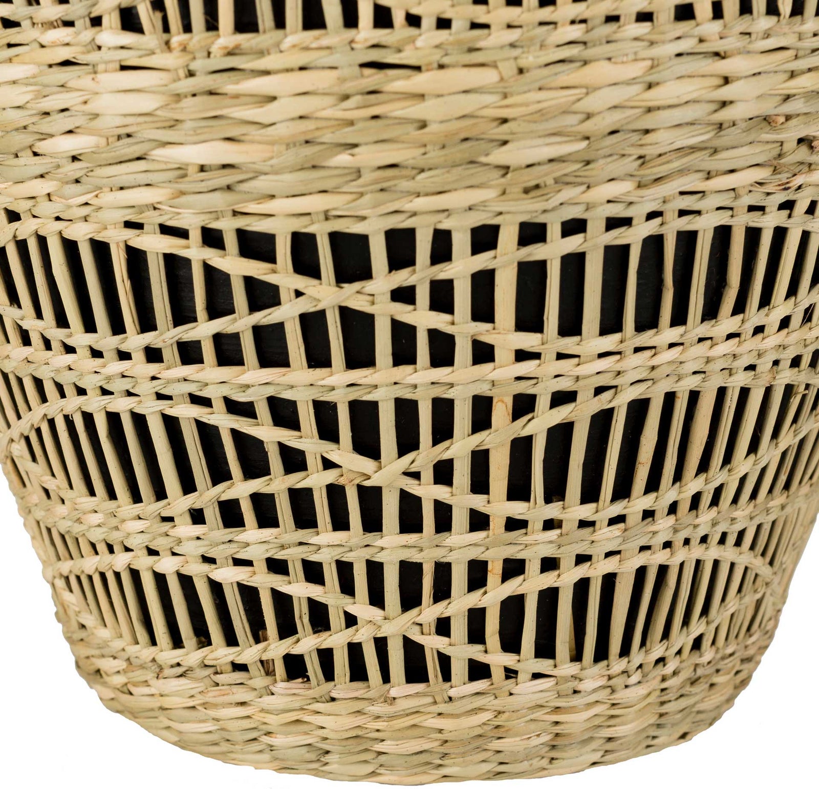 Elaine Vase Black Medium