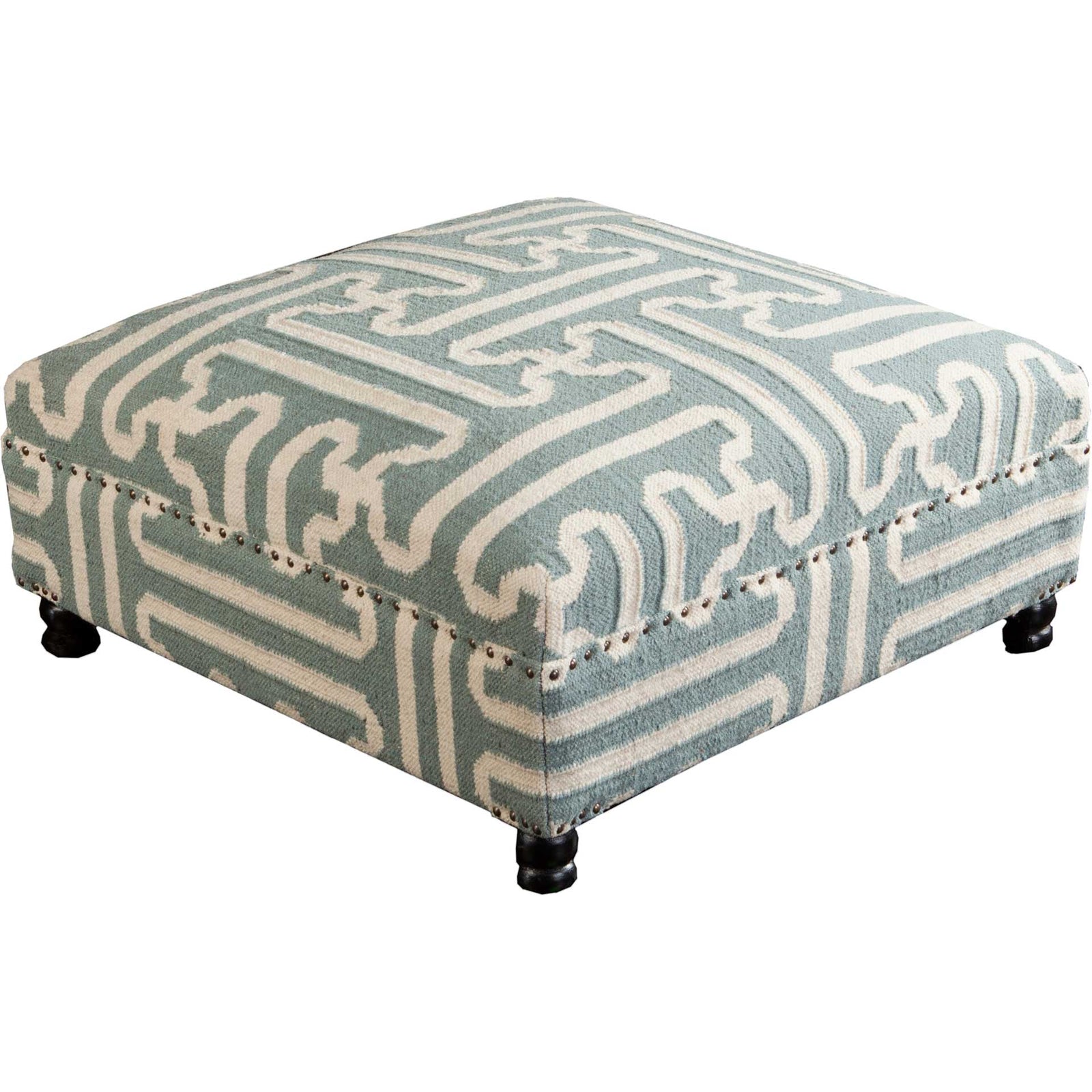 Fabian Ottoman Sage/Beige