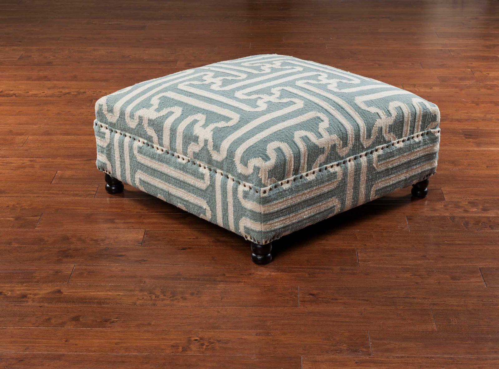 Fabian Ottoman Sage/Beige