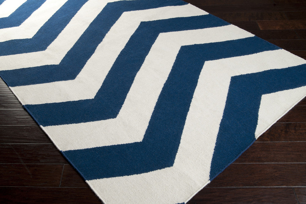 Frontier Ivory/Cobalt Area Rug