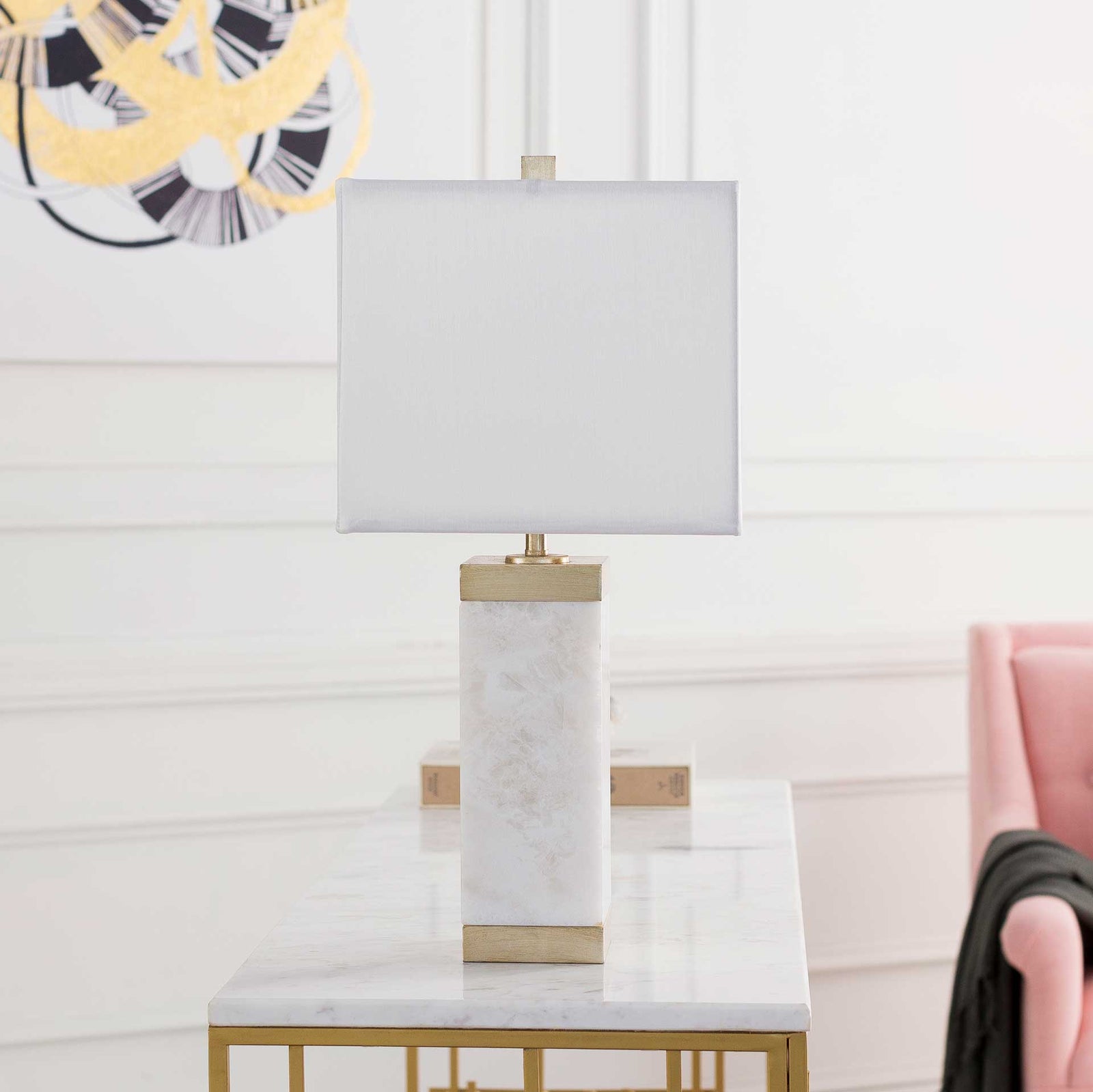 Grady Table Lamp White