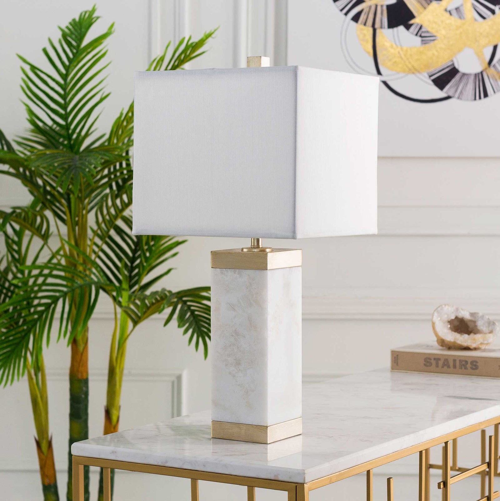 Grady Table Lamp White