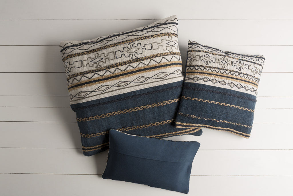 Holston Ivory/Mocha Pillow