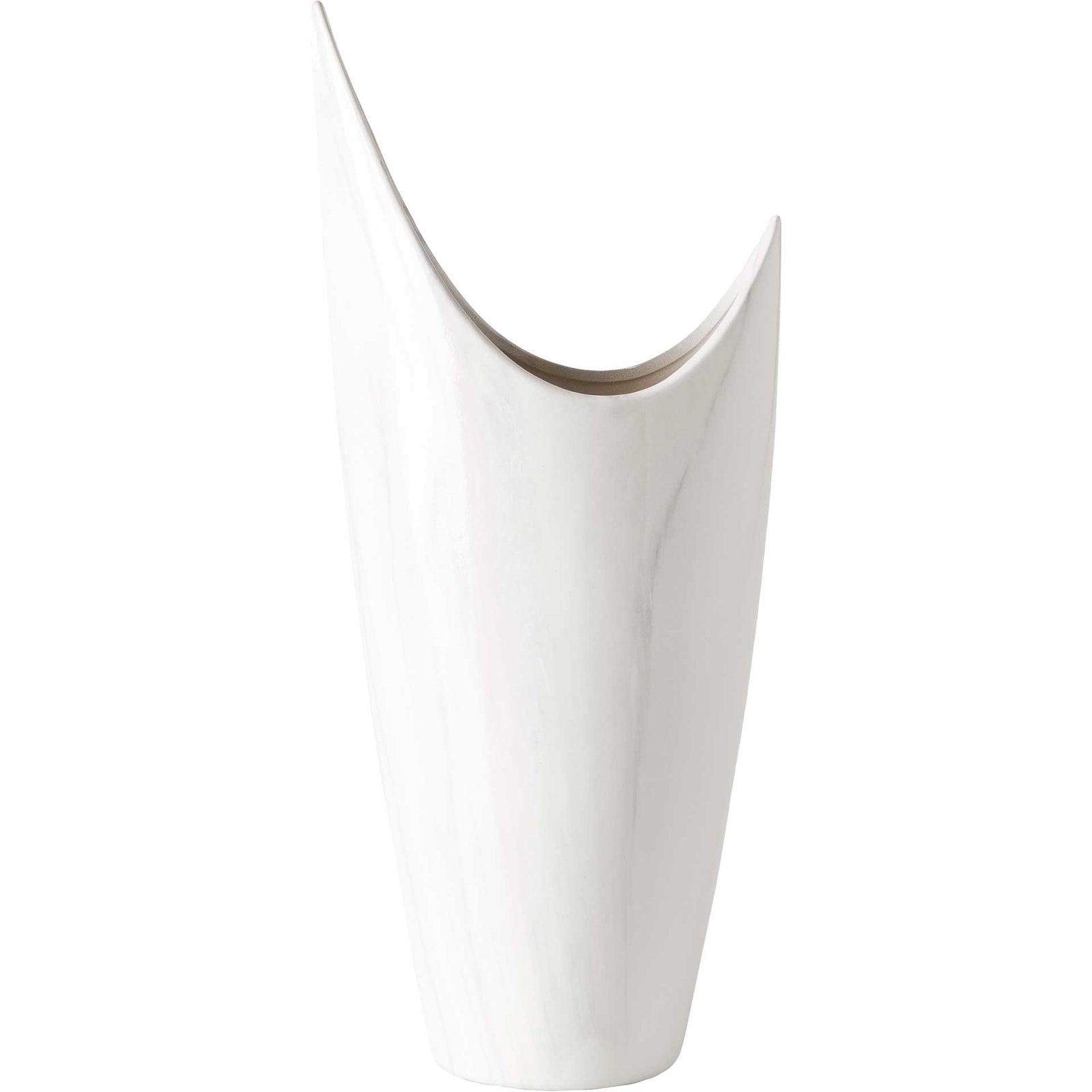 Hadleigh Vase White/Charcoal