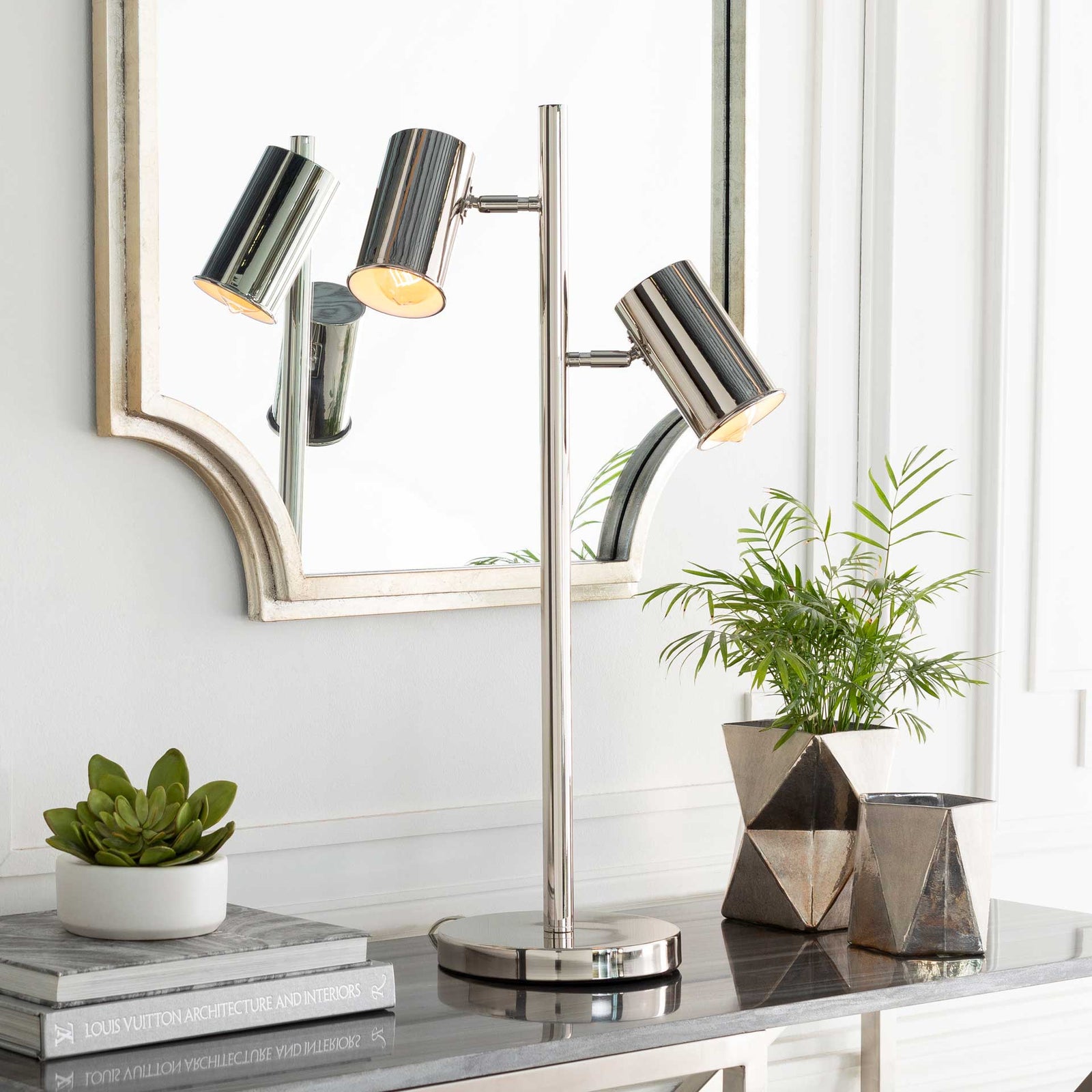 Hadley Table Lamp Nickel