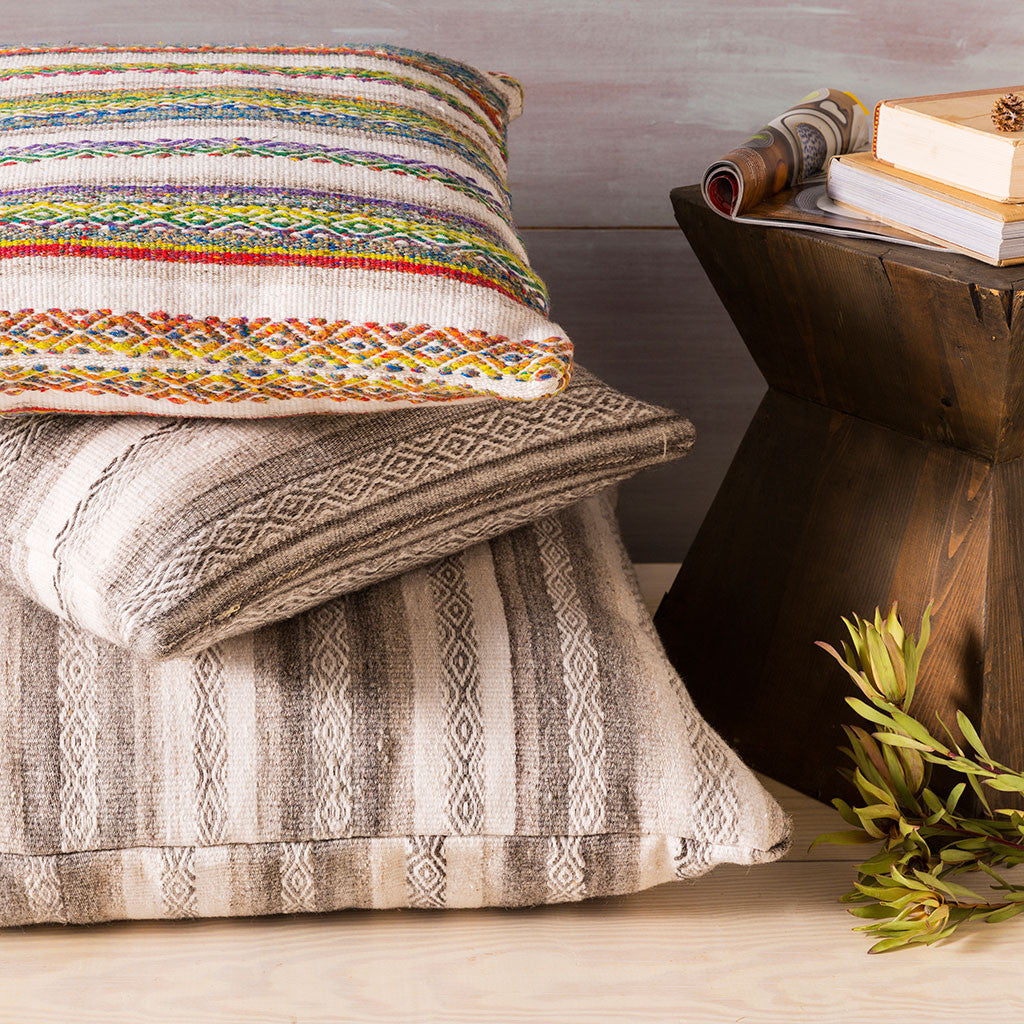 Tender Tribal Magenta/Ivory Pillow