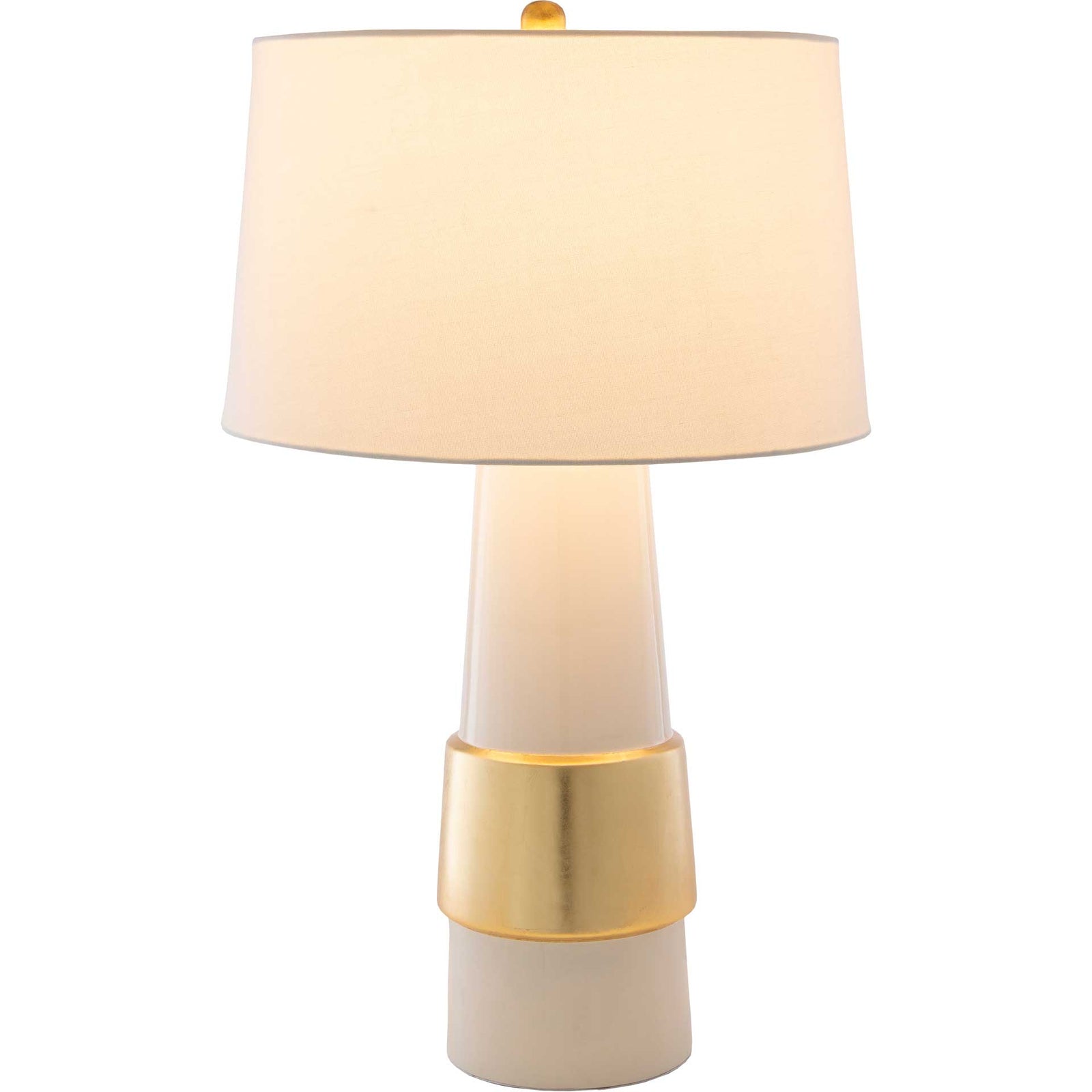 Ismael Table Lamp Ivory/White/Wheat
