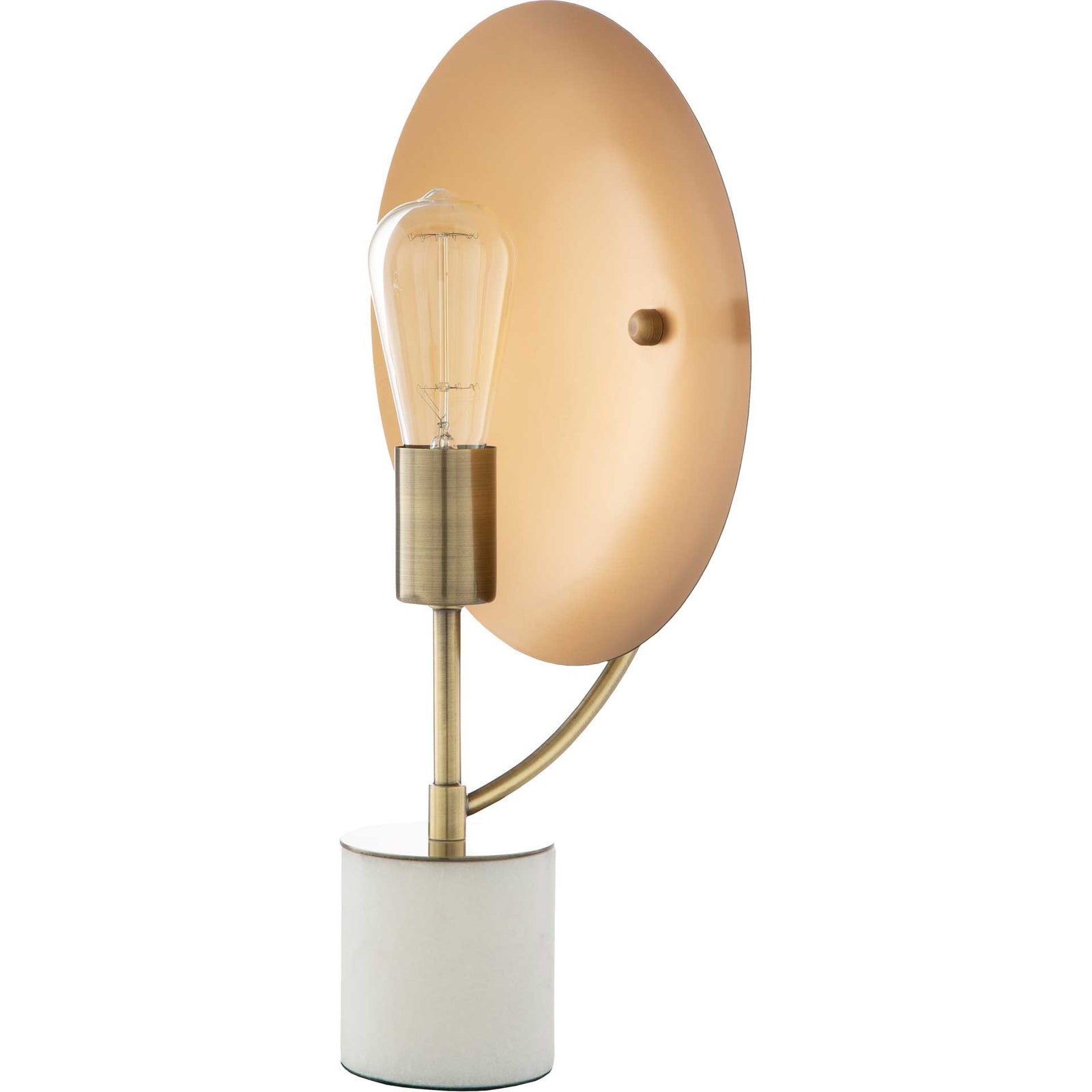 Jacob Table Lamp Gold/White