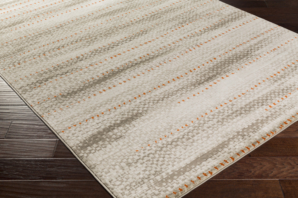 Jax Light Gray/Orange/Olive Area Rug