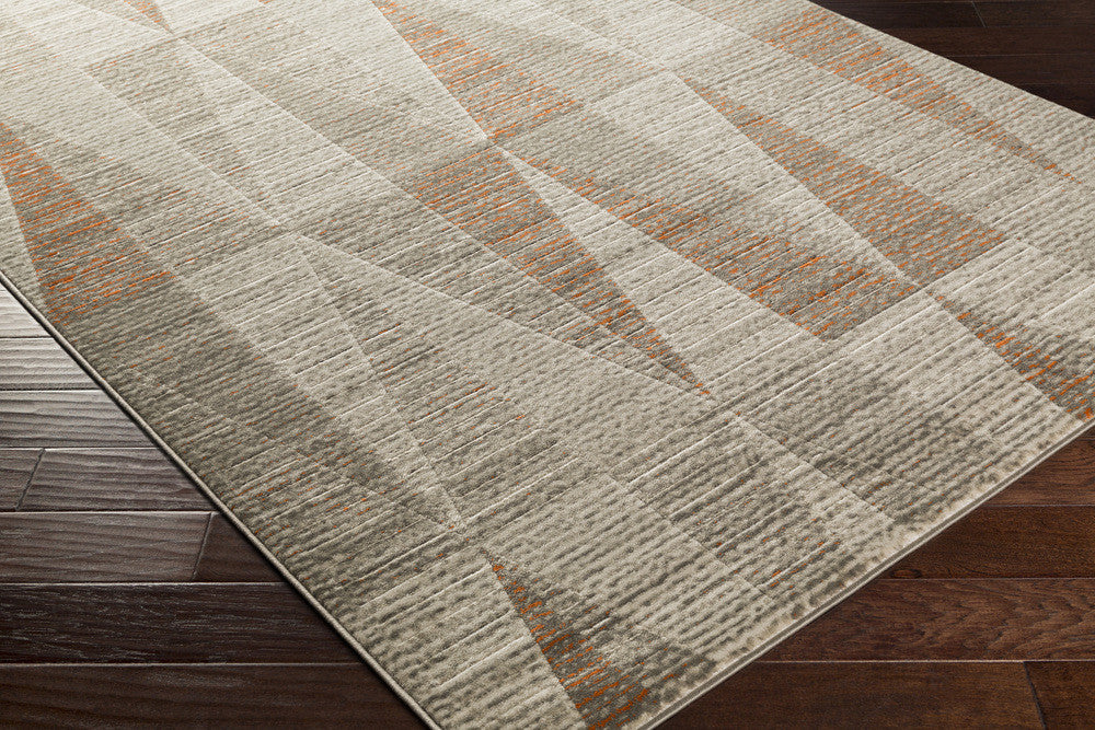 Jax Light Gray/Apricot/Olive Area Rug