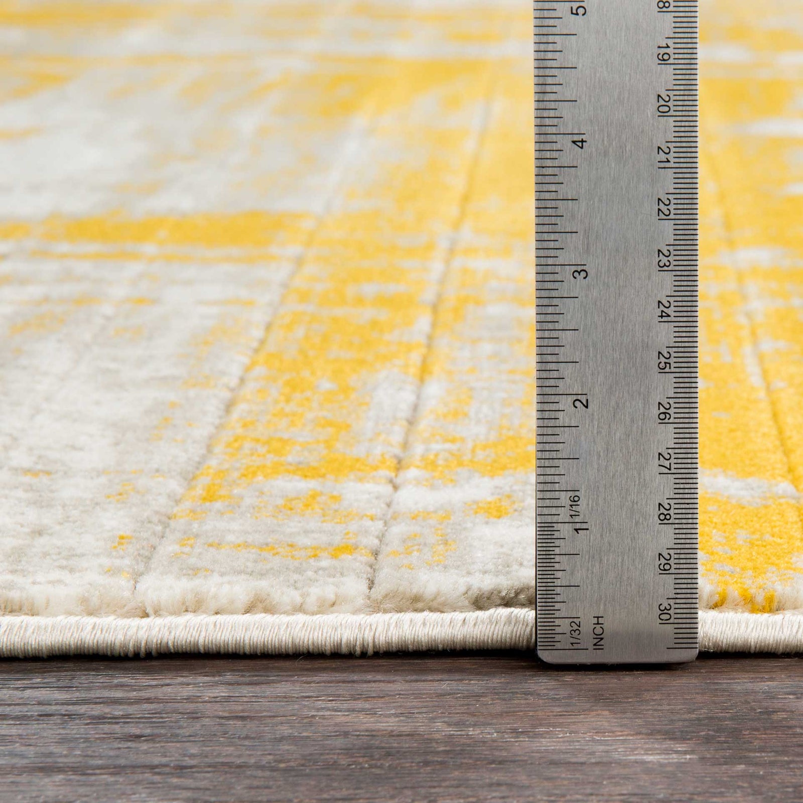 Jax Mustard/Dark Brown/Light Gray Area Rug