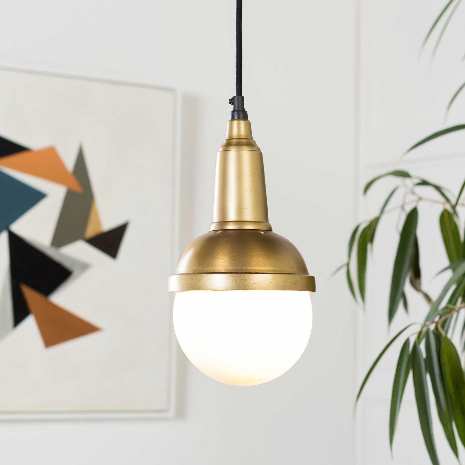 Julie Ceiling Lamp Brass/White