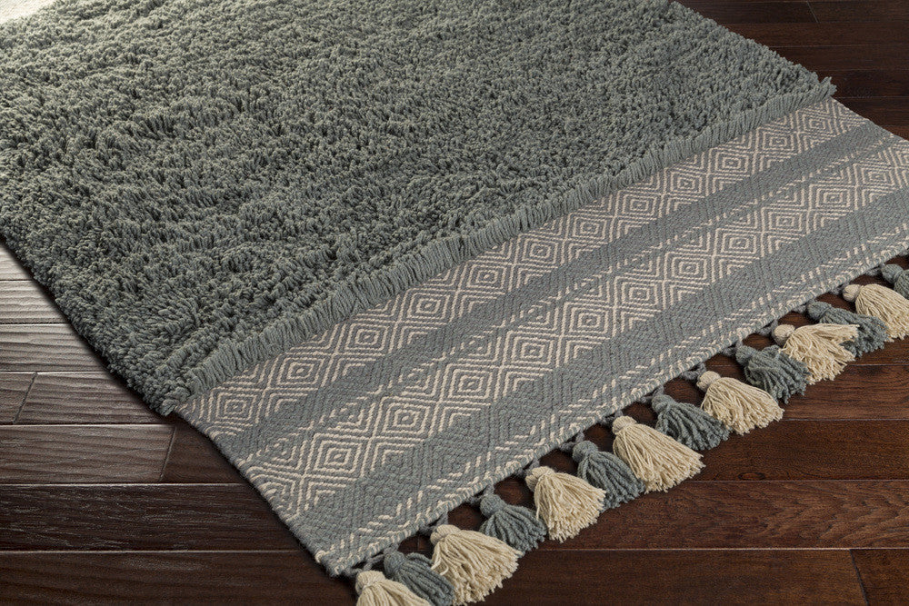 Korva Moss/Light Gray/Gray Area Rug