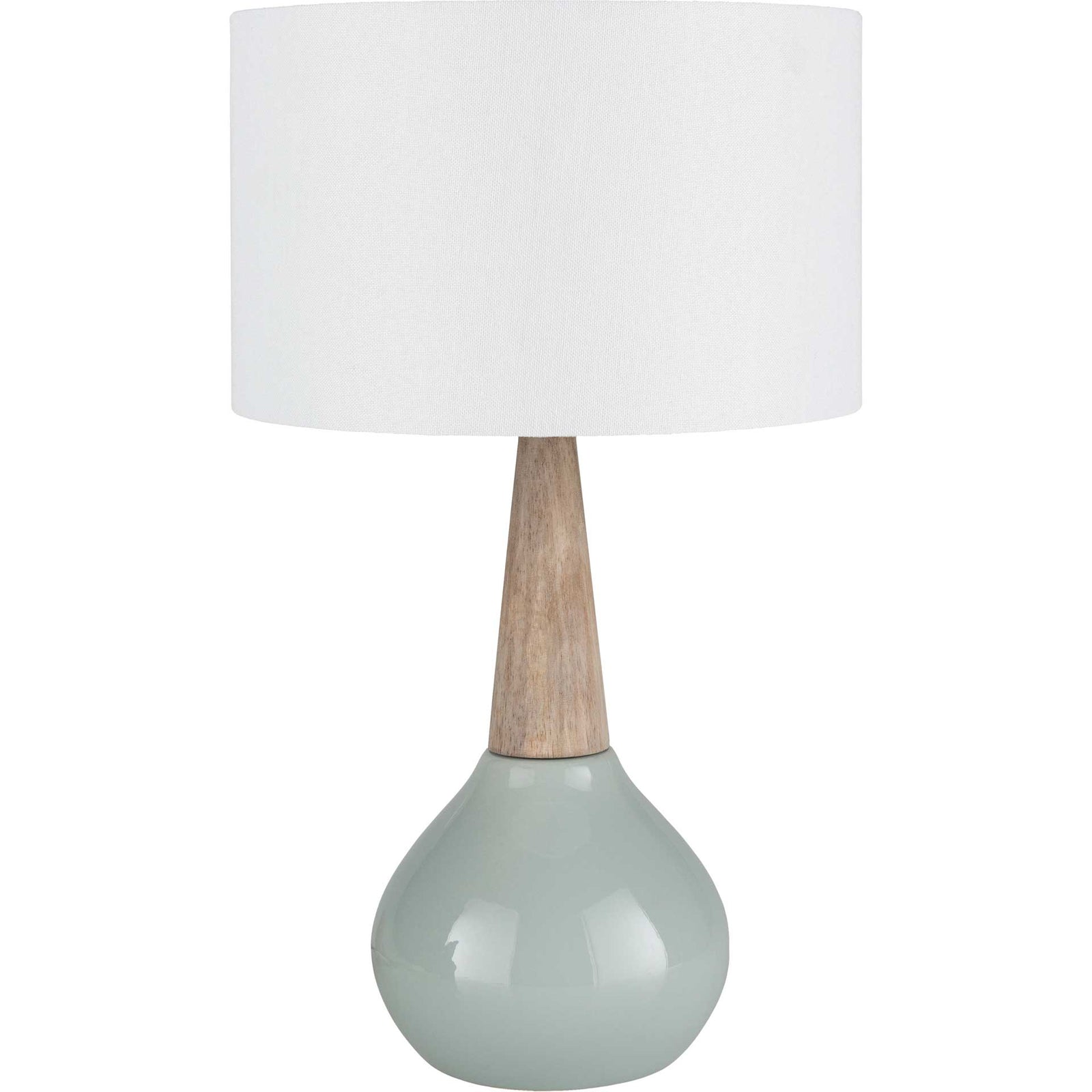 Keaton Table Lamp Pale Blue/White