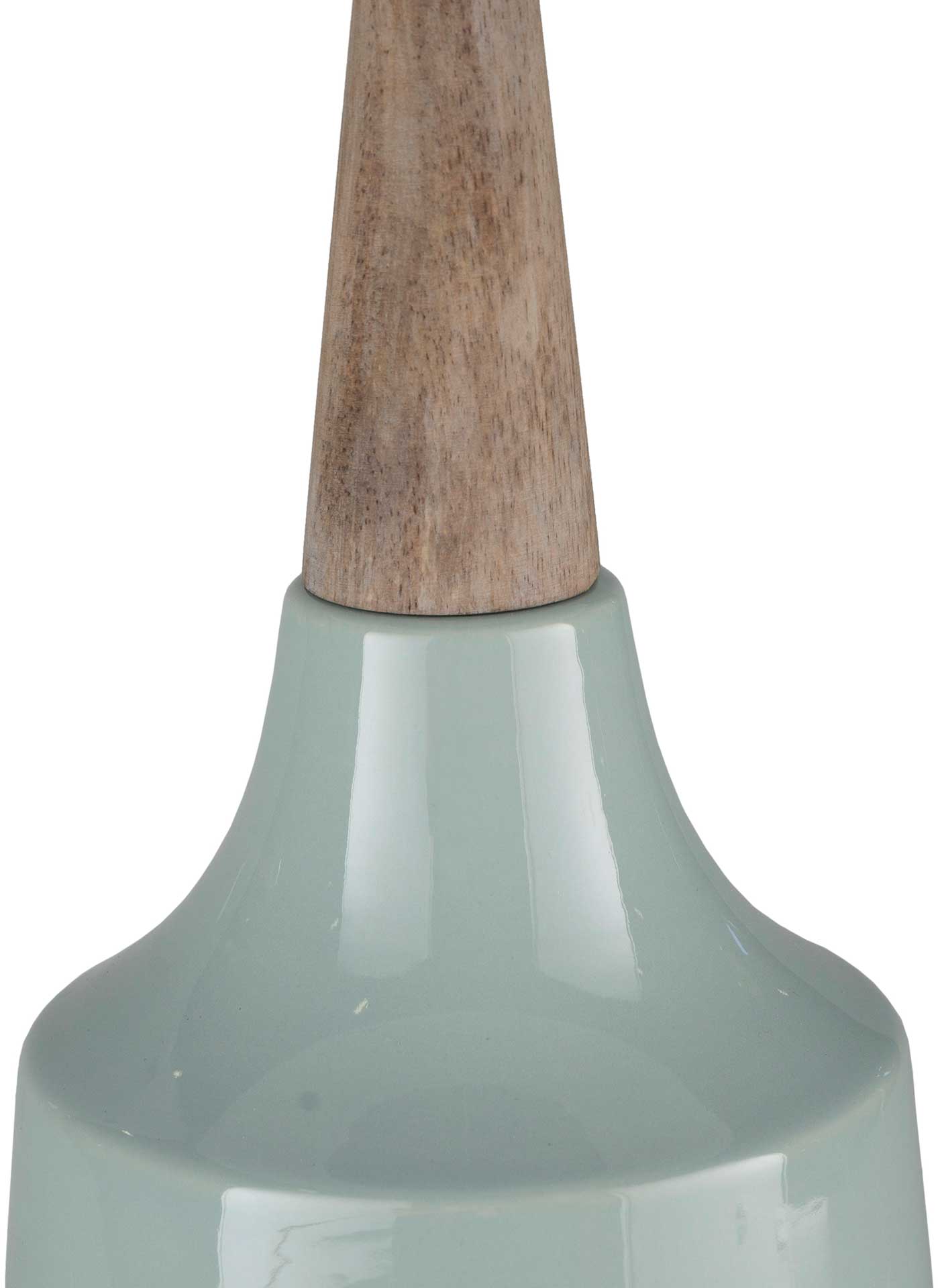 Keaton Table Lamp White/Pale Blue