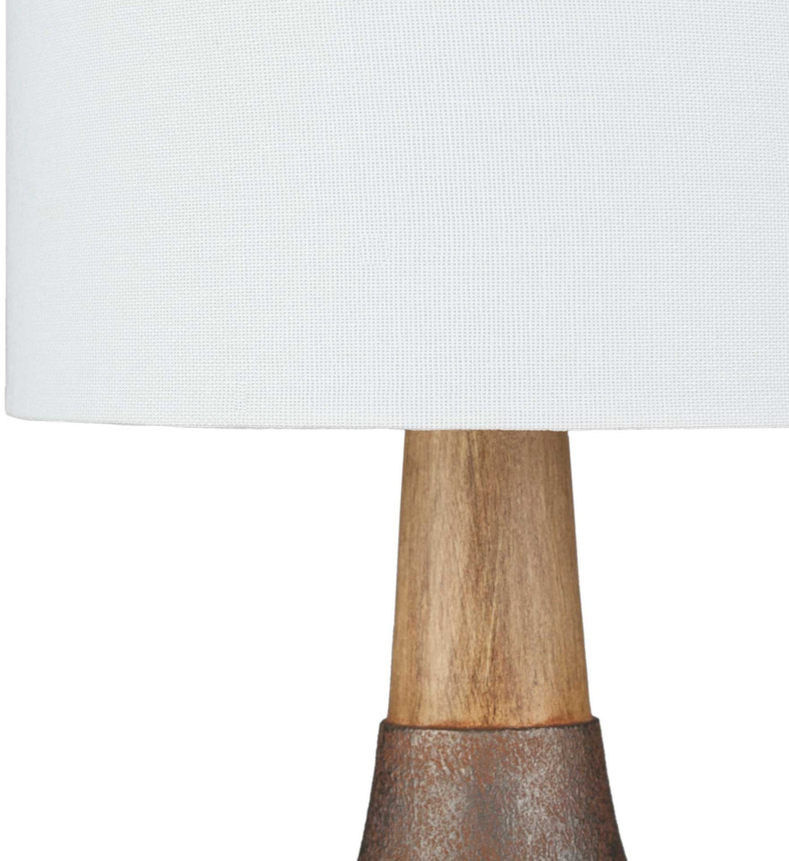 Keaton Table Lamp Camel/White/Copper