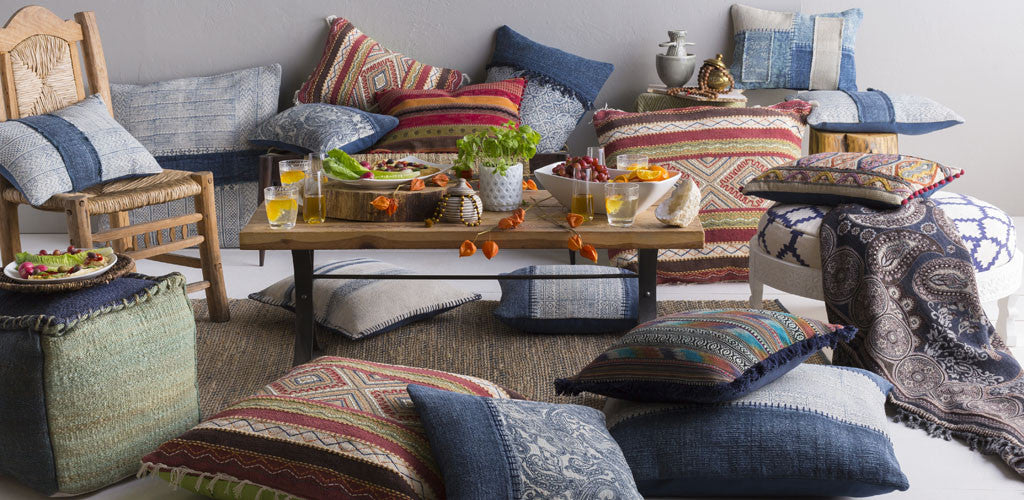 Lola Summary Ivory/Slate Pillow