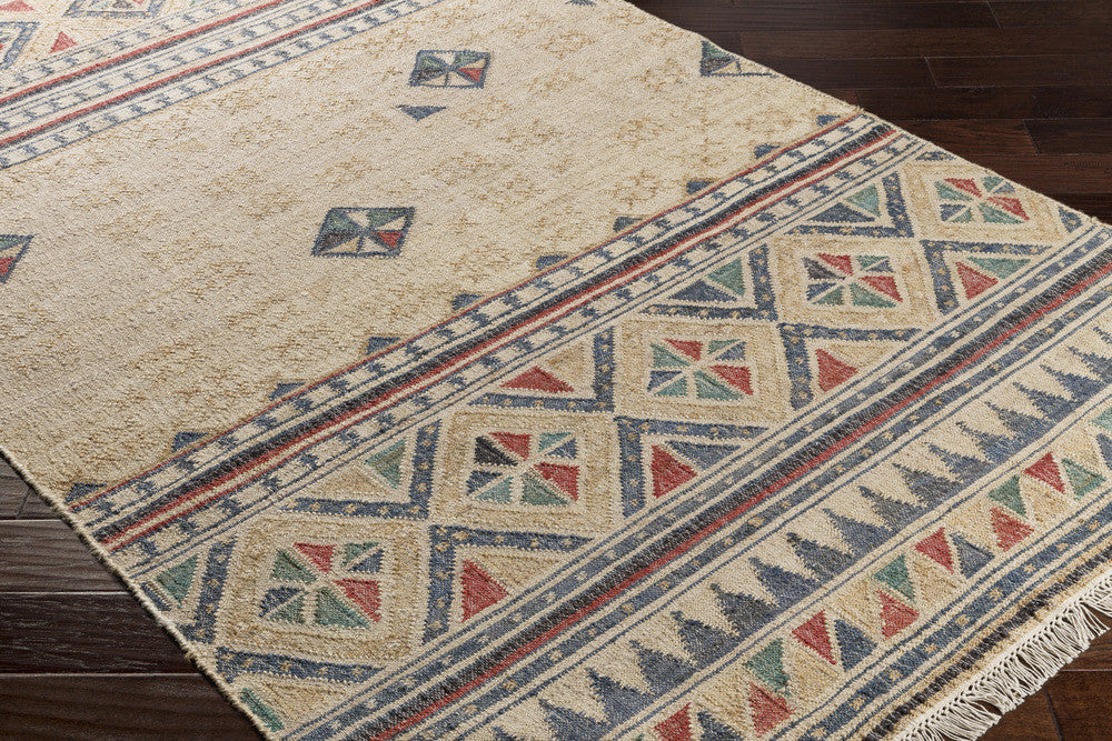 Lenora Cream/Tan/Navy Area Rug