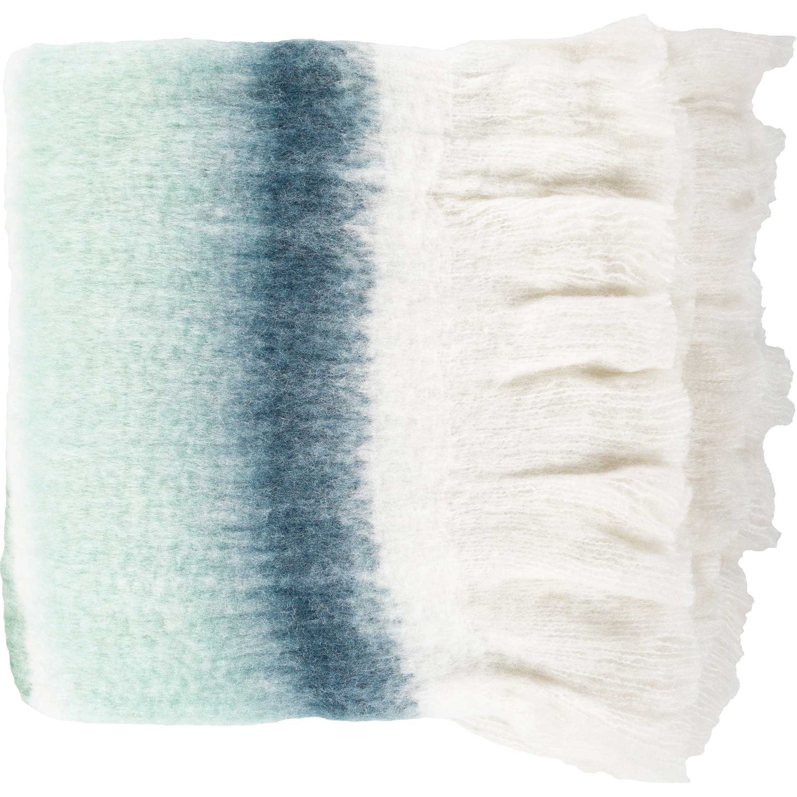 Lachlan Throw Denim/Emerald/Sea Foam