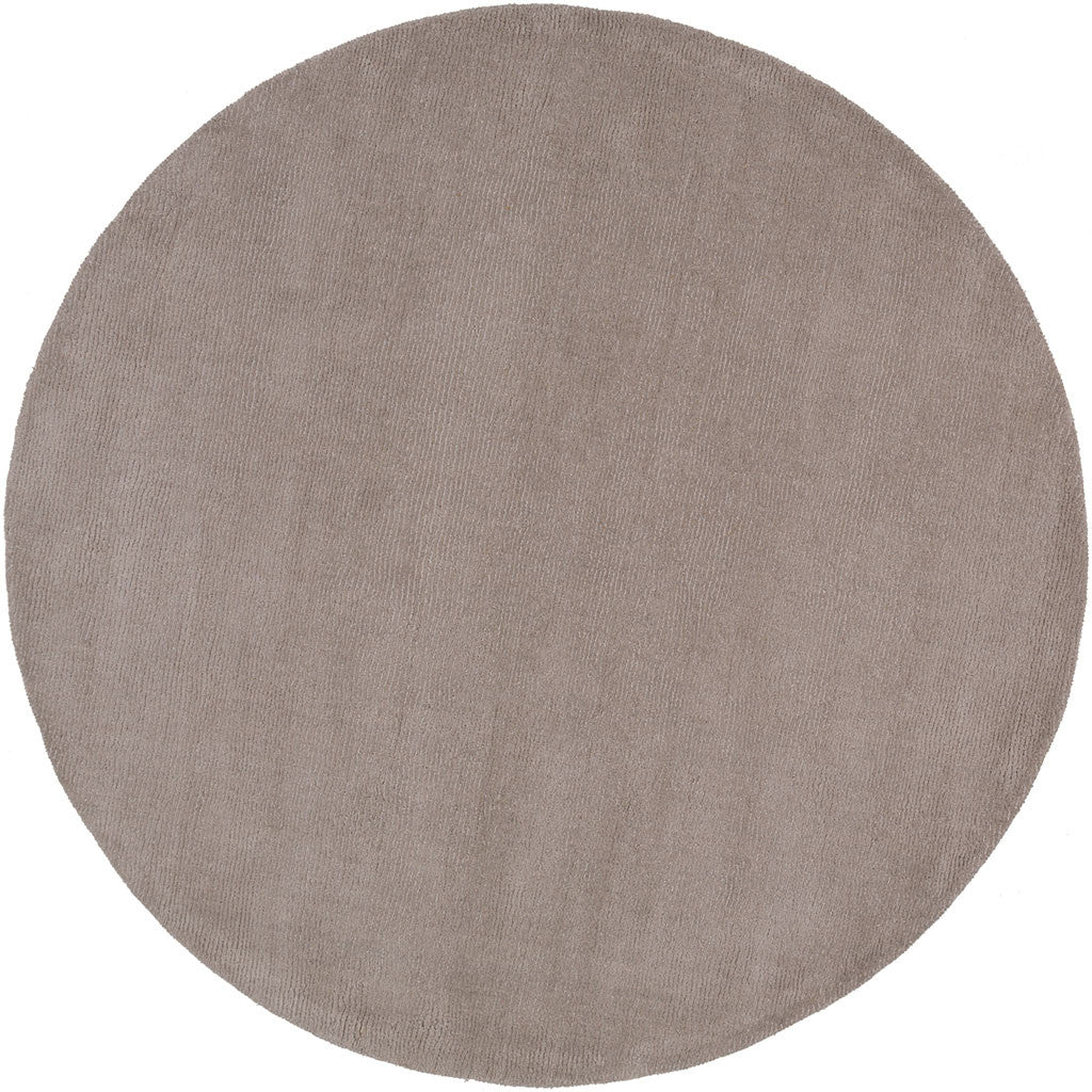 Mystique Gray Round Rug