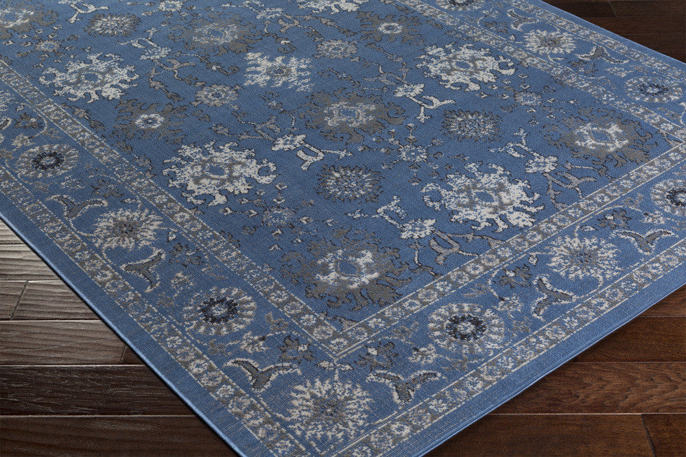 Mavrick Teal/Gray/Whitecap Area Rug