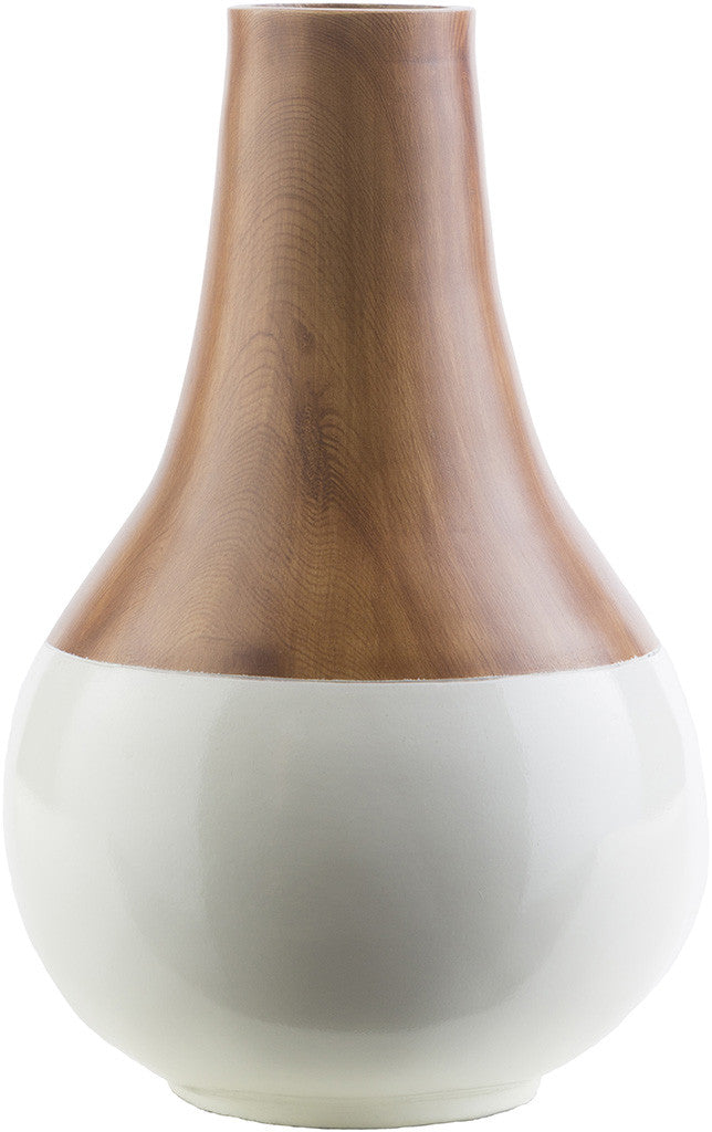 Maddox Resin Table Vase Ivory