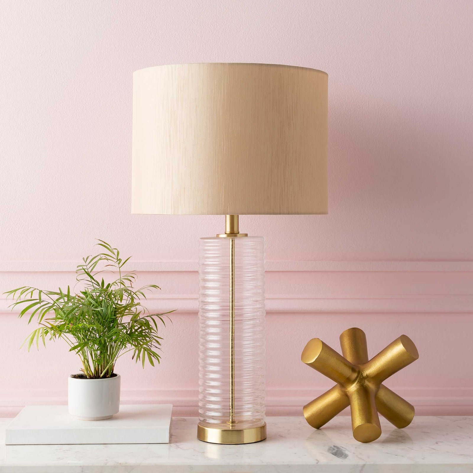 Macy Table Lamp Beige/Cream