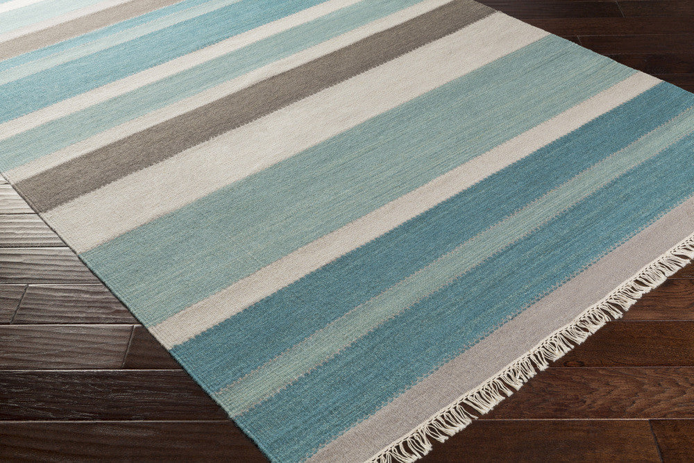 Miguel Teal/Charcoal/Light Gray Area Rug