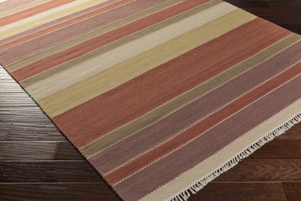 Miguel Rust/Mauve/Beige Area Rug