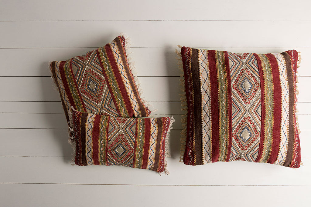 Marrakech Peach/Olive Pillow
