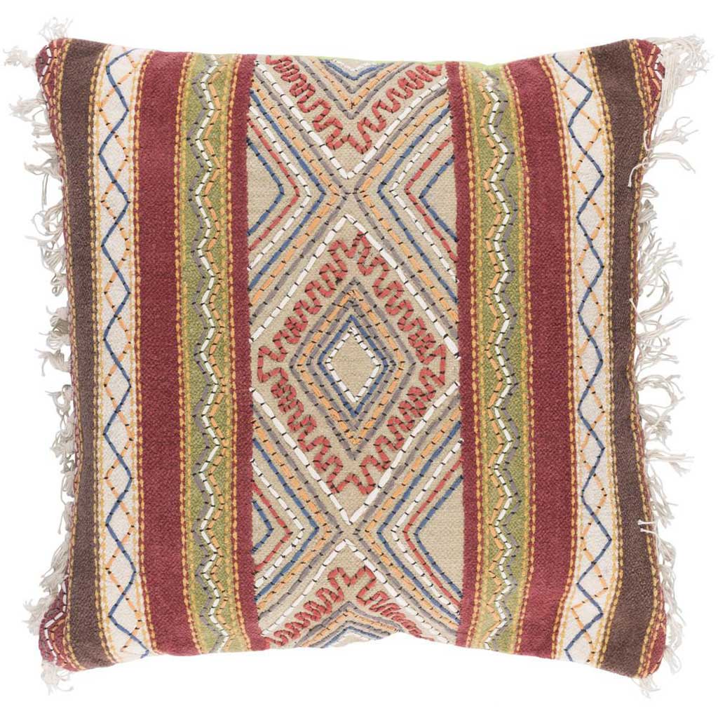 Marrakech Peach/Olive Pillow