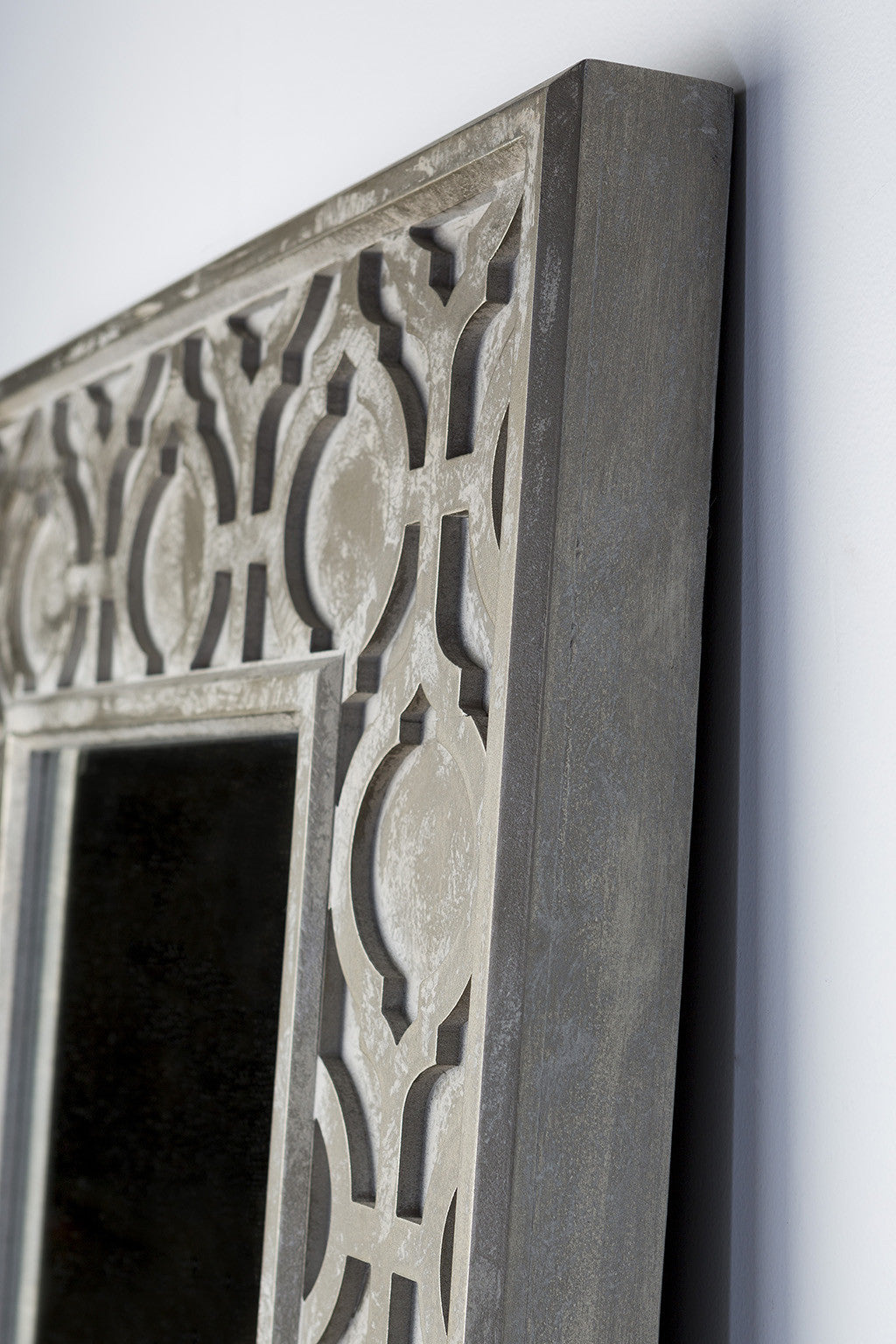 Fables Weathered Pewter Wall Mirror