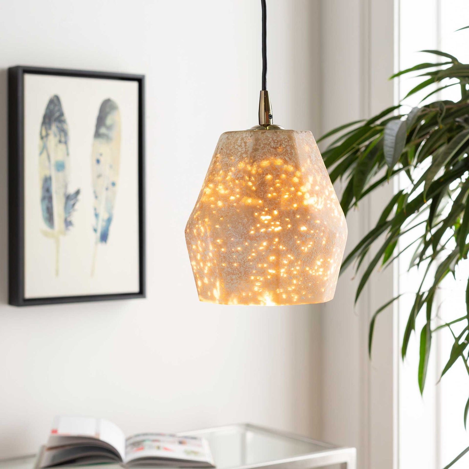 Nathalie Ceiling Lamp Cream/Khaki/Pink