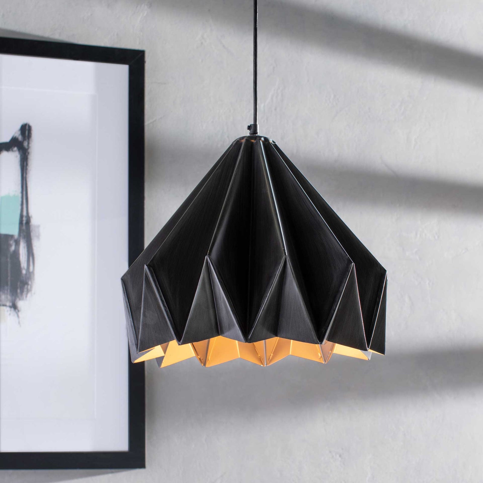 Noel Ceiling Lamp Black/Light Gray