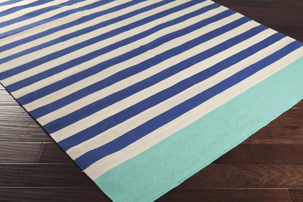 Oxford Cobalt/Light Gray Area Rug