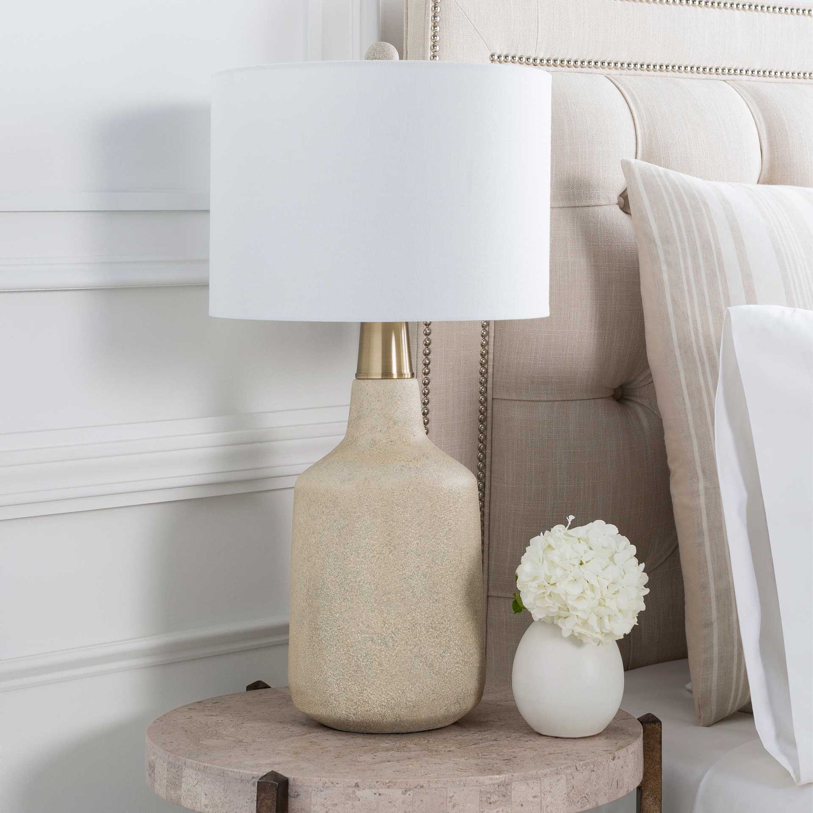 Phoebe Table Lamp White