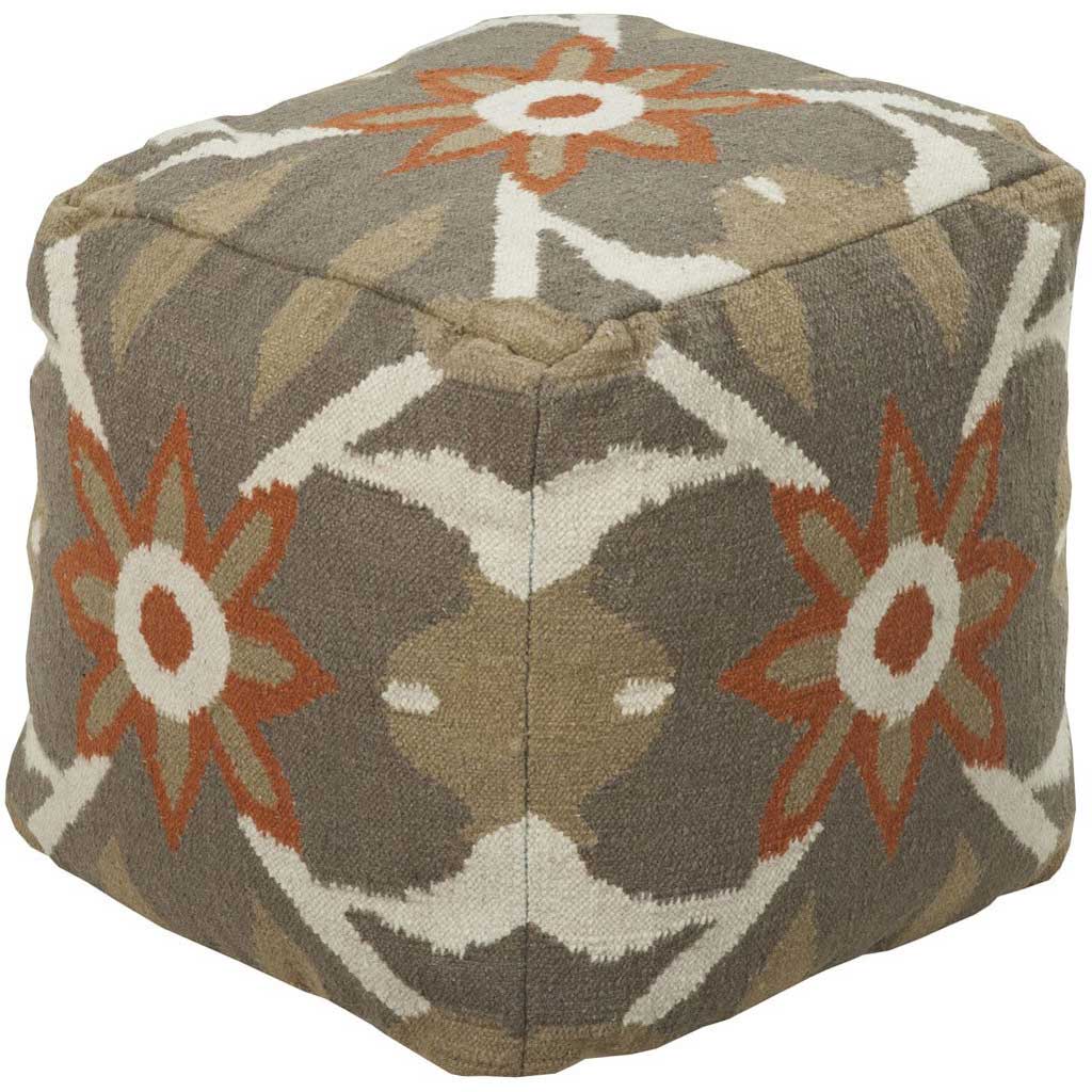 Standard Camel/Rose/Burnt Orange Pouf
