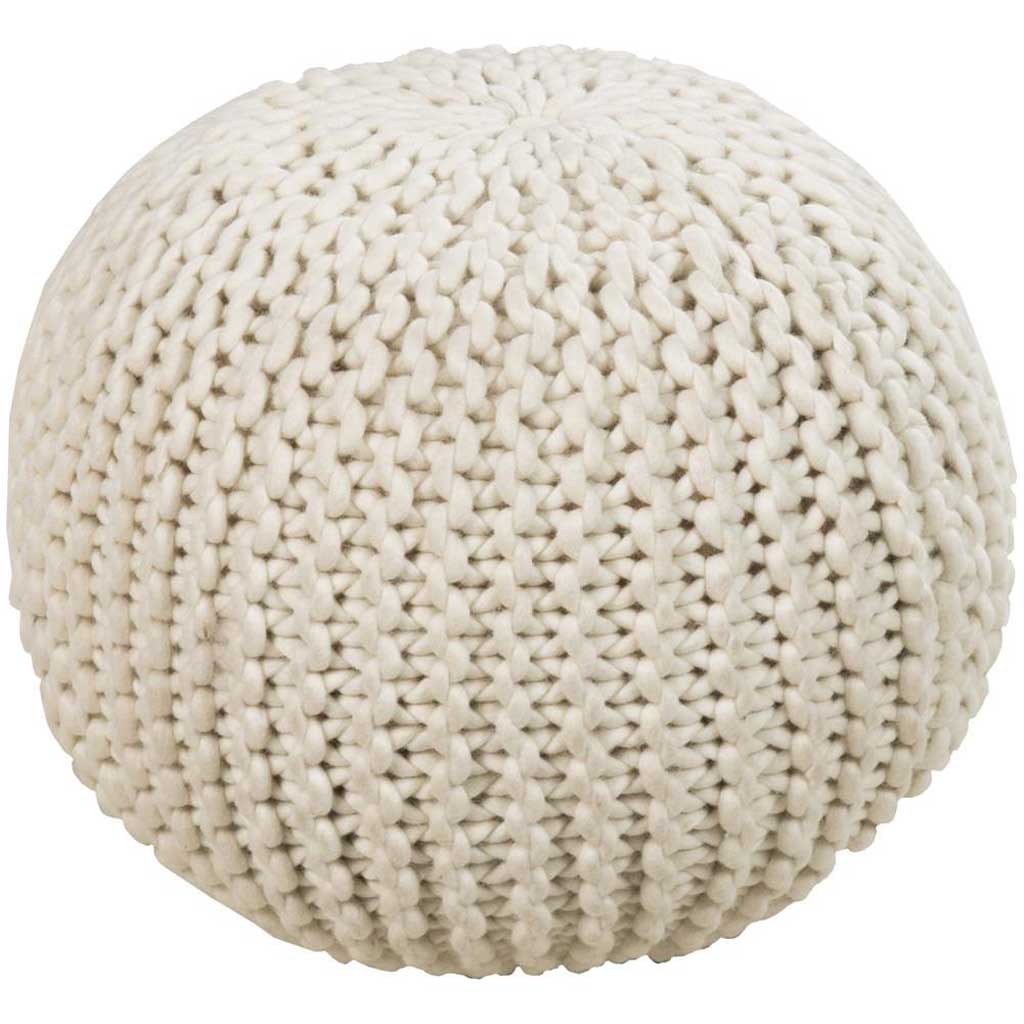 Standard Solid Neutral Sphere Pouf