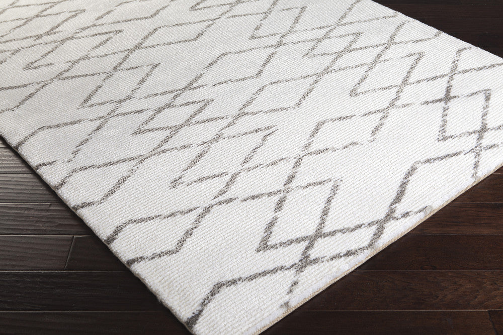 Perla White/Charcoal Area Rug