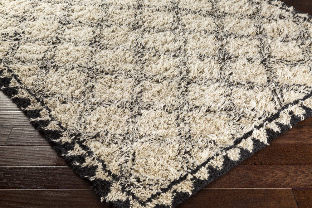 Riad Black/Ivory Area Rug