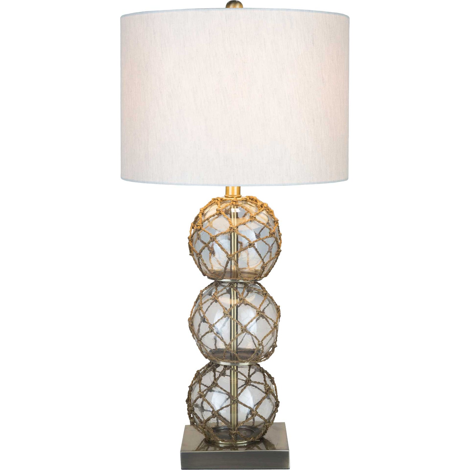 Rachel Table Lamp White/Beige
