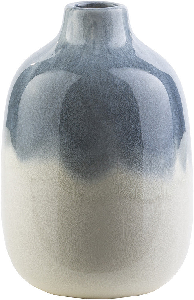 Santo Ceramic Table Vase Gray