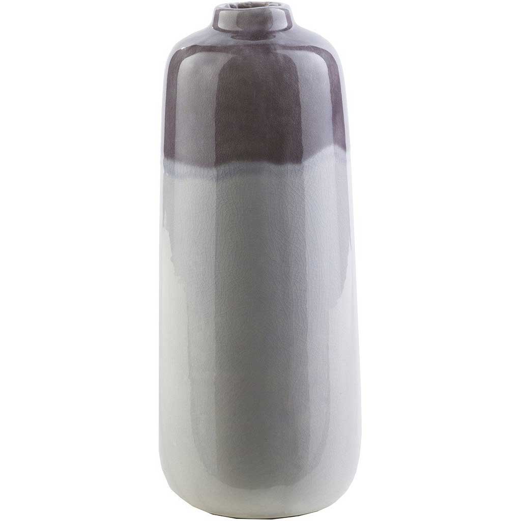 Santo Ceramic Table Vase Charcoal