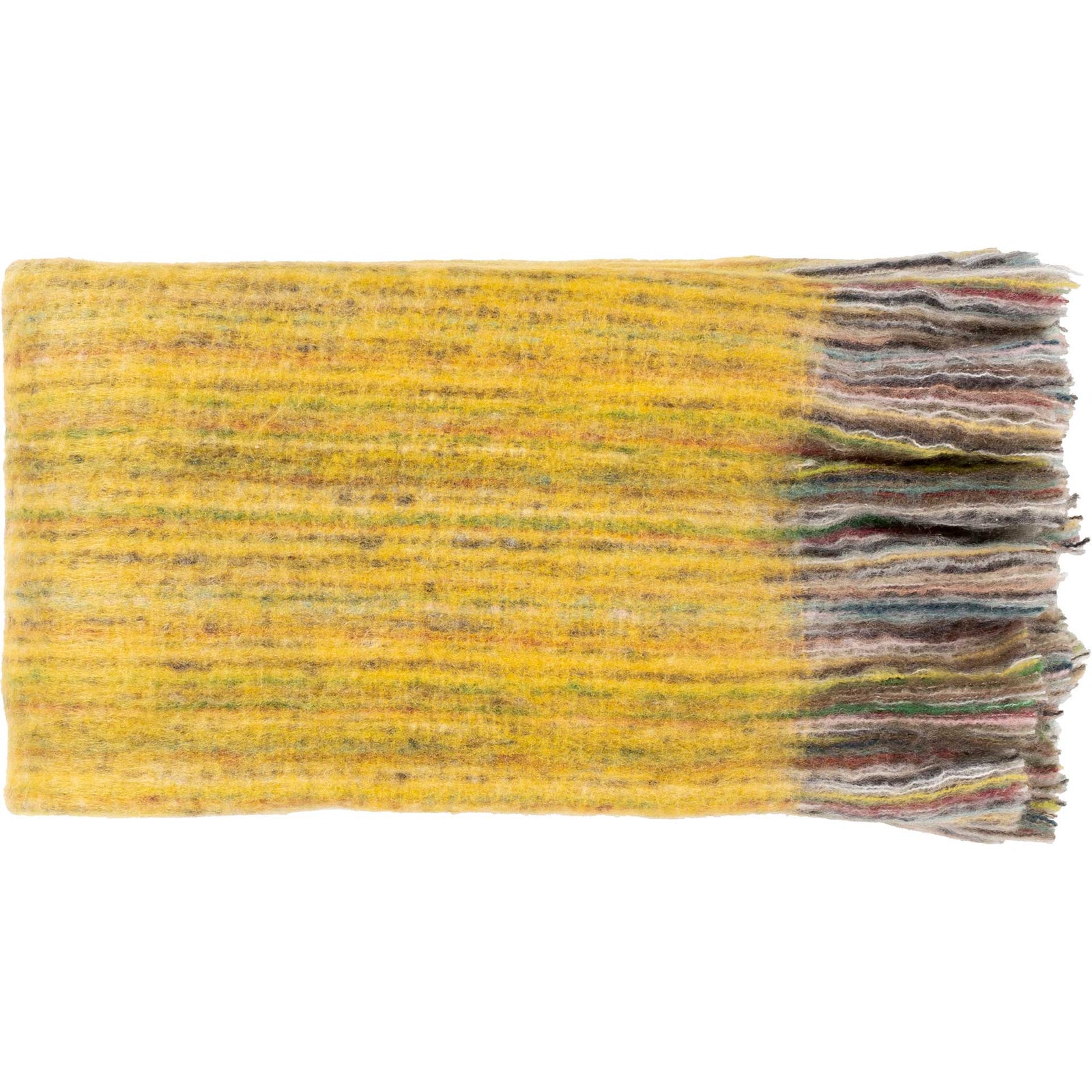 Sterling Throw Bright Yellow/Grass Green/Dark Red