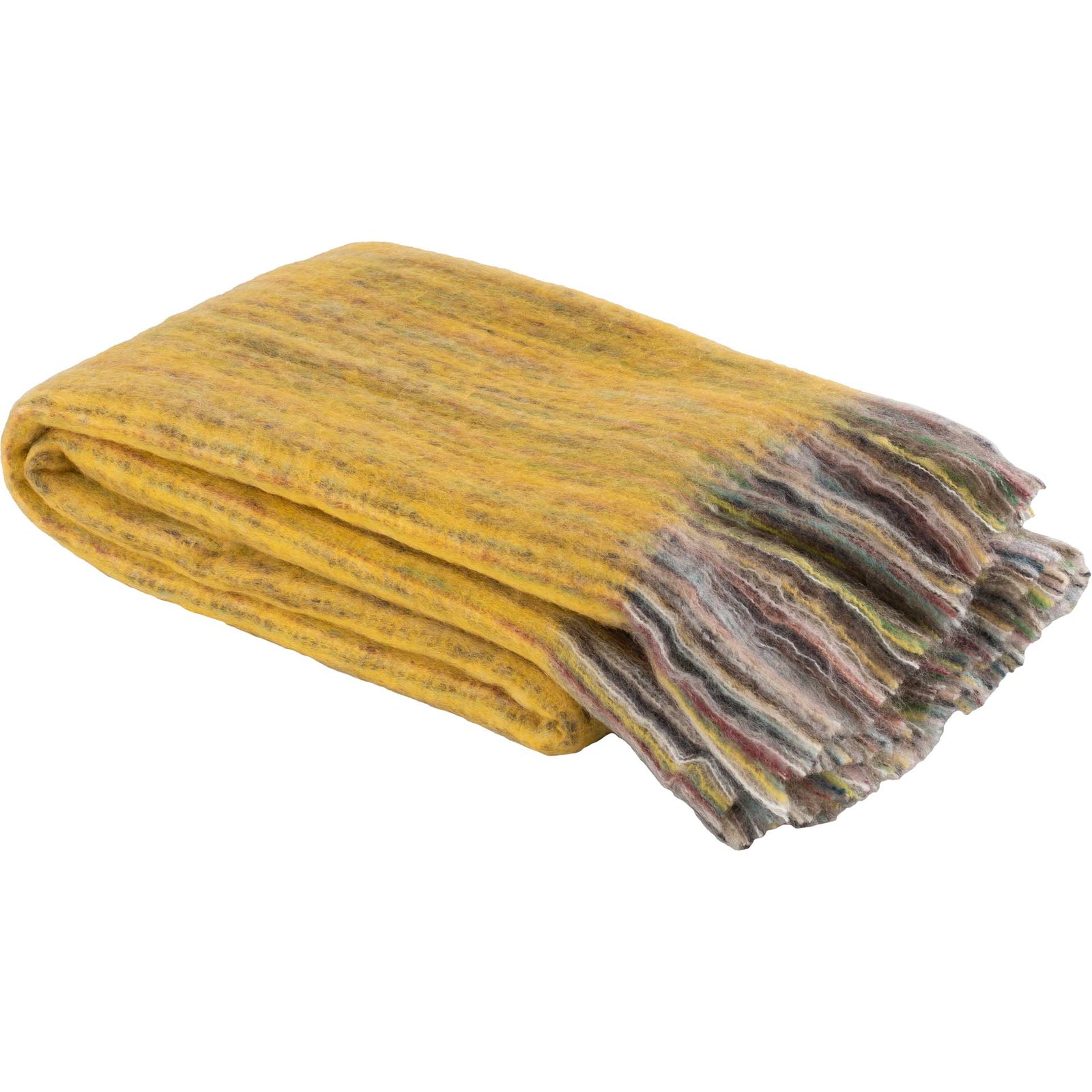 Sterling Throw Bright Yellow/Grass Green/Dark Red