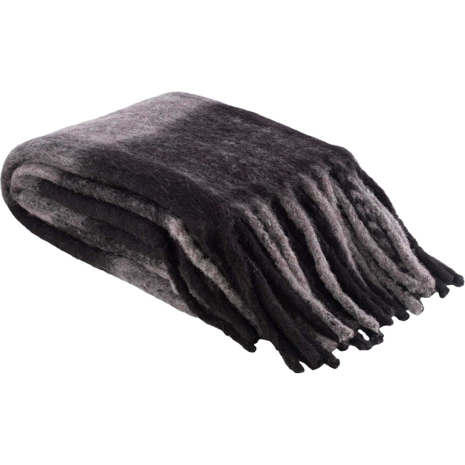 Sterling Throw Medium Gray/Black